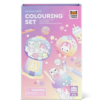 Kit de coloriage -Kawaii café