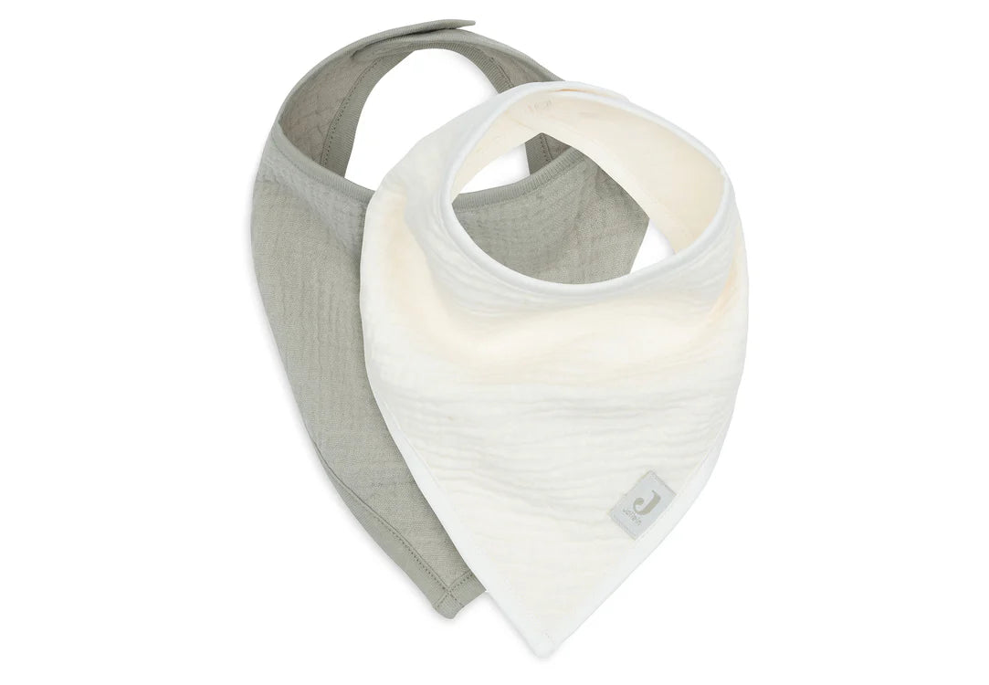 Bavoir bandana gaze de coton