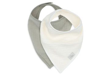 Bavoir bandana gaze de coton