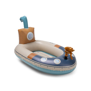 Bateau gonflable sous marin