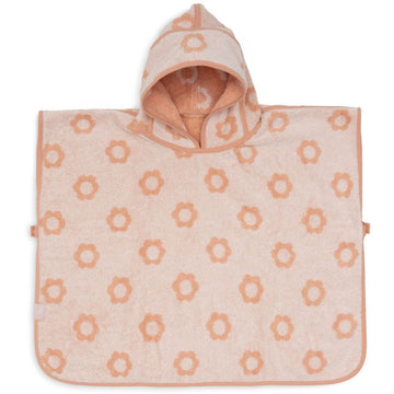 Poncho de bain flower
