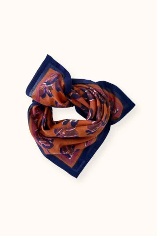 Foulard Dupatta violeta rust