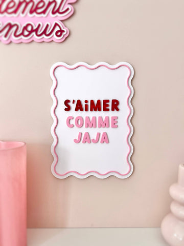 Affiche S’aimer comme jaja
