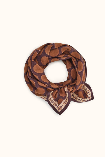 Foulard Latika Pesos Écorce ( existe en petit et grand modèle)