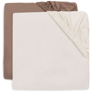 Lot de 2 draps housses lit bébé