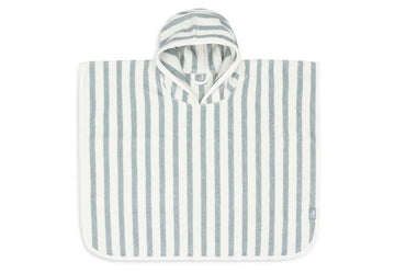 Poncho de bain rayé