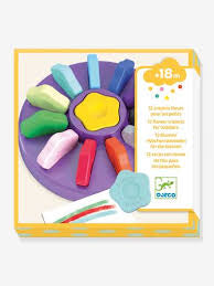 12 crayons fleurs pour les petits