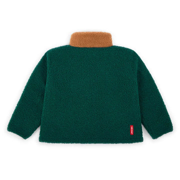 Veste polaire bleu canard