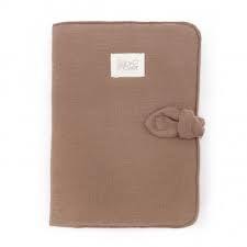 Protège carnet de santé caramel