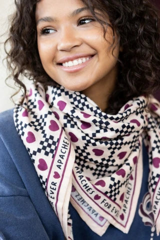 Foulard manika Amor Macadamia