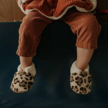 Chaussons  Léopard Teddy