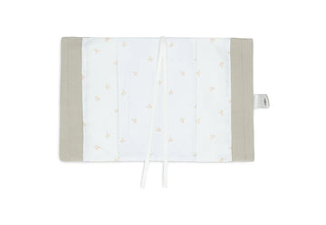 Protège carnet gaze de coton olive