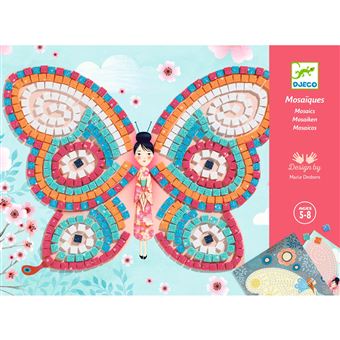 Collages mosaïques Dinosaures OU Papillon