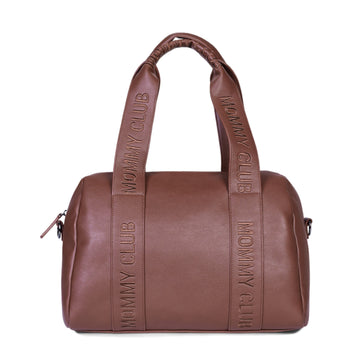 Sac à langer Mommy club simili marron