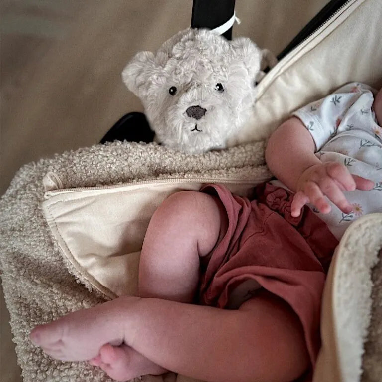 Peluche à Bruit Blanc Portable LOU – Idéale pour la Poussette et le Siège Auto