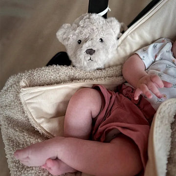 Peluche à Bruit Blanc Portable LOU – Idéale pour la Poussette et le Siège Auto