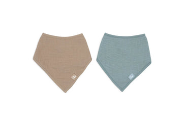 Bavoir bandana gaze de coton