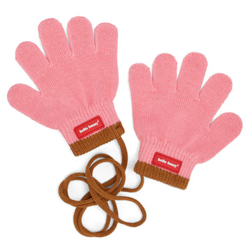 Gants enfants rose