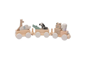 Train en bois jungle