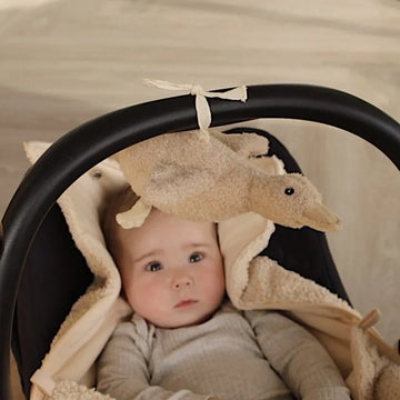Peluche à Bruit Blanc Portable LIVA – Idéale pour la Poussette et le Siège Auto
