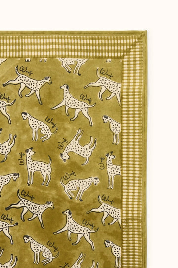 Foulard pongo kaki Apaches en grand et petit format