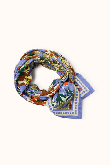 Big Foulard Latika Bouquet Iris