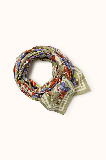 Big Foulard Latika Bouquet Macadamia