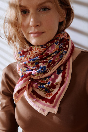 Big Foulard Latika Janie JANIE MACADAMIA