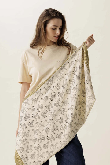 Big Foulard Latika Pongo Macadamia