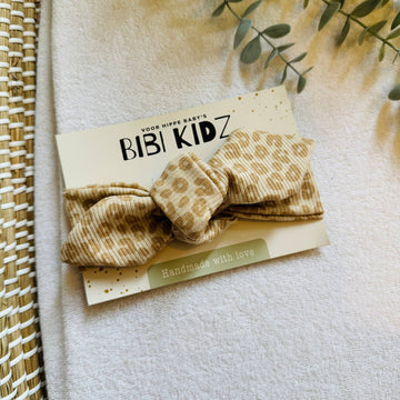 Bandeau Panthère Beige
