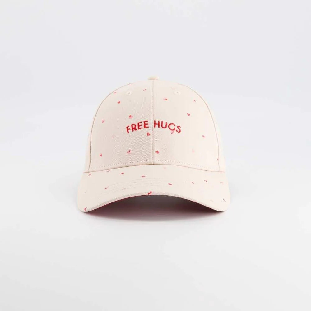 CASQUETTE COEURS FREE HUGS | ENFANT OU ADULTE