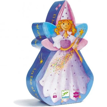 Puzzle La fée et la licorne 36 pièces Djeco