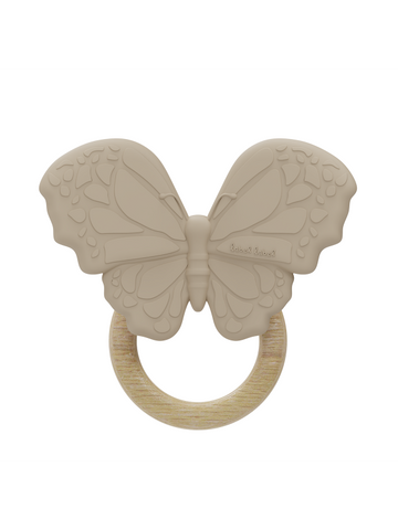 LABEL LABEL - SILICONE - TEETHER - BUTTERFLY - NOUGAT