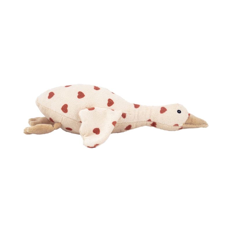 Peluche bruit blanc oie Liva Coeurs édition limitée