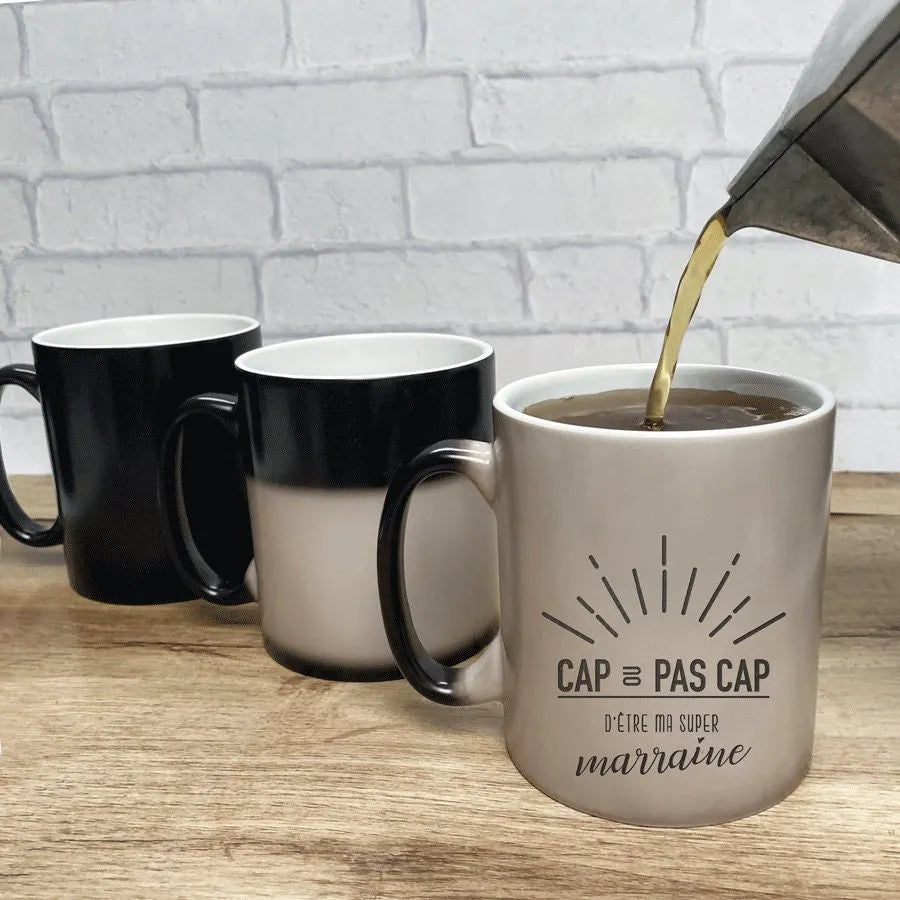 Joli mug annonce marraine ou parrain