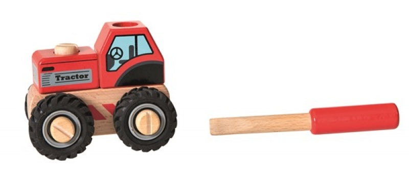 Tracteur en bois à visser