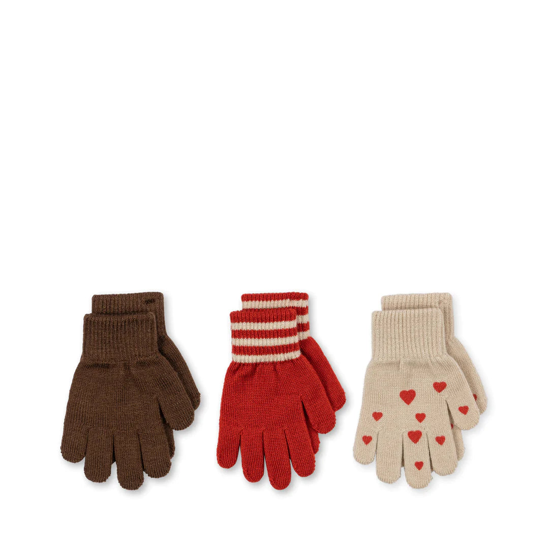 3-pack gants (Dispo dans plusieurs couleurs)