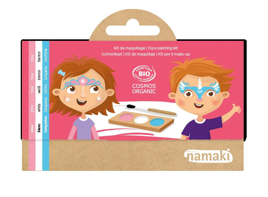 Kit de maquillage 3 couleurs COSMOS « Princesse & Licorne