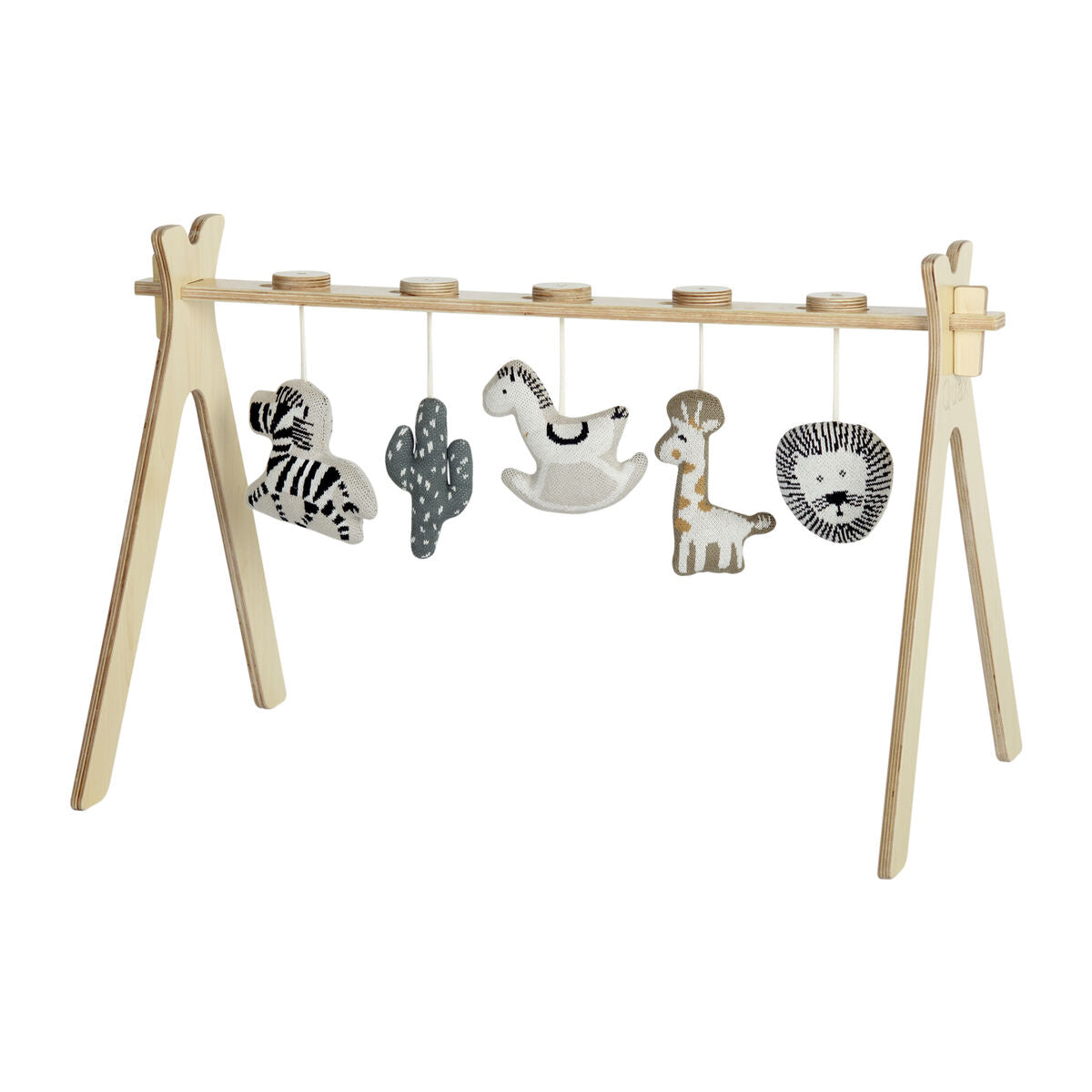 TIPI - ACTIVITY ARCH + 5 KNITTED TOY - JUNGLE (Liste de naissance Charlotte & Axel )