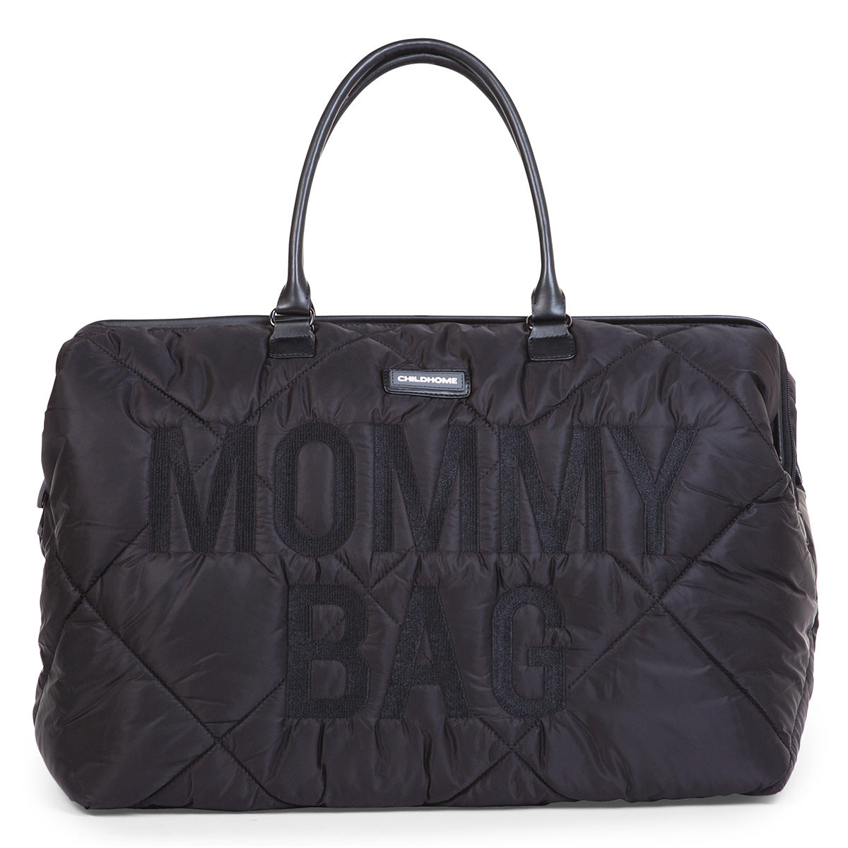 Mommy bag matelassé noir