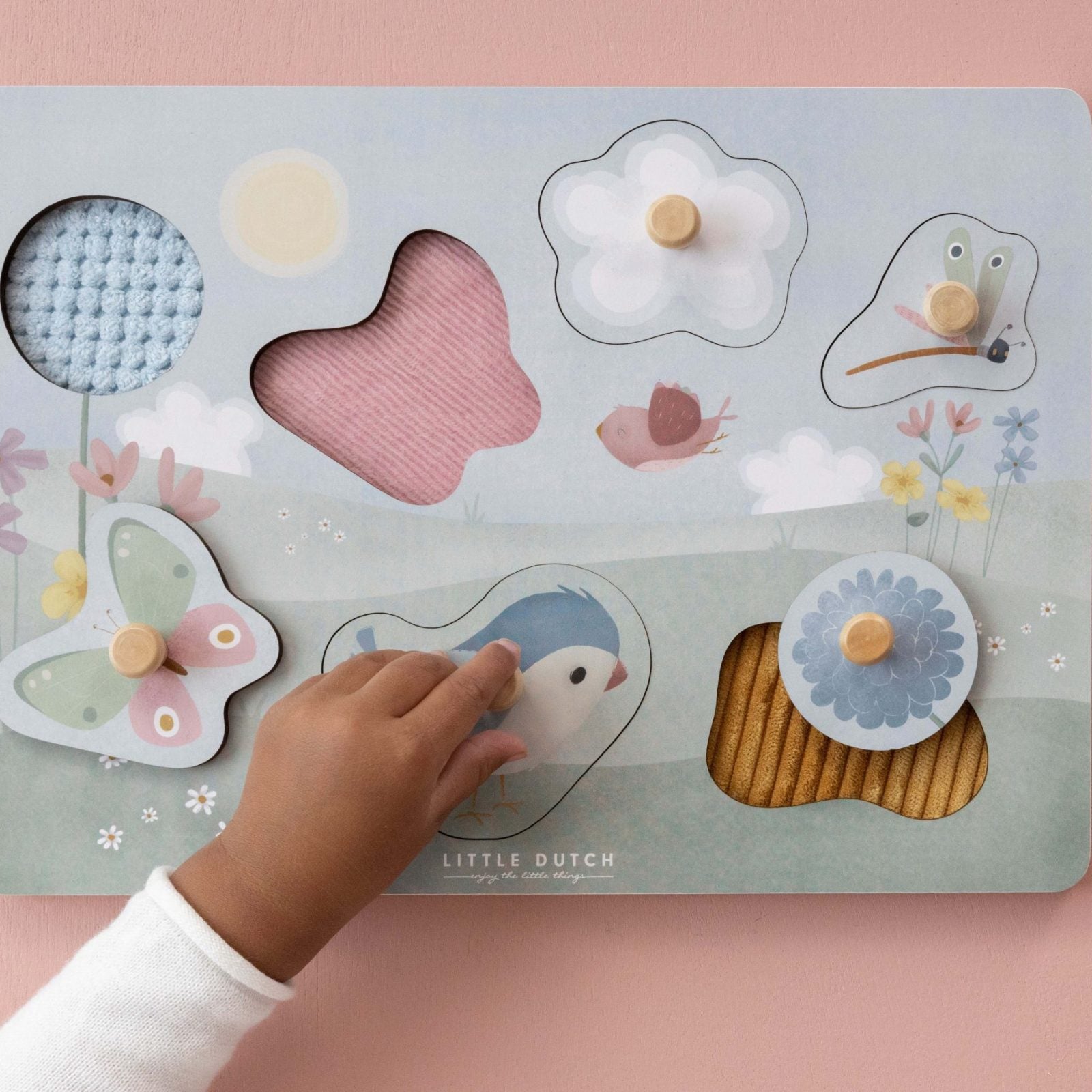 Puzzle tactile Flowers & Butterflies