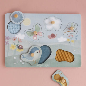 Puzzle tactile Flowers & Butterflies