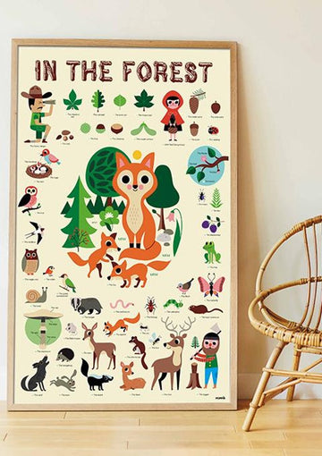 Puzzle en stickers - la Forêt (3 à 8 ans)