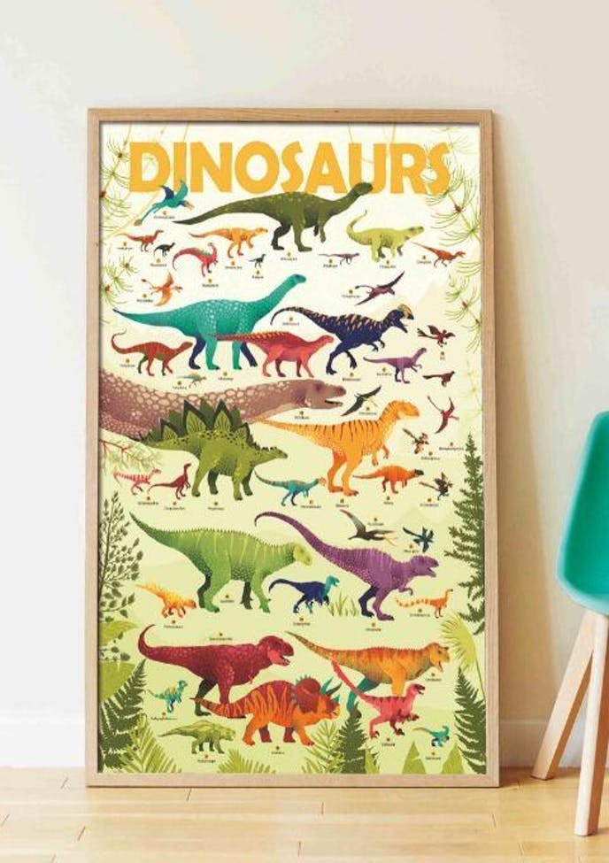Puzzle en stickers - Dinosaure (5 à 12 ans)