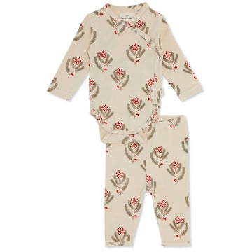 Pyjama Baby - Christmas vintage flower