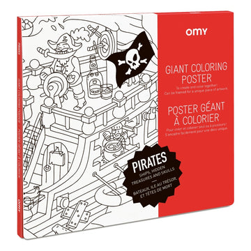 Poster à colorier pirate